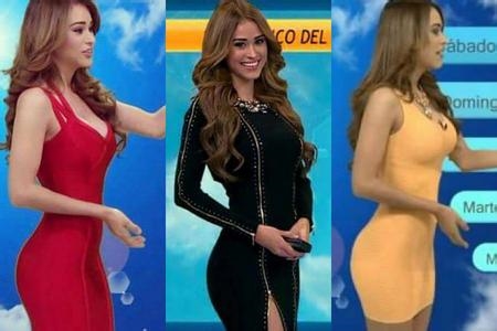 疯狂美女天气主播竟敢这么穿:画面尴尬不忍直视