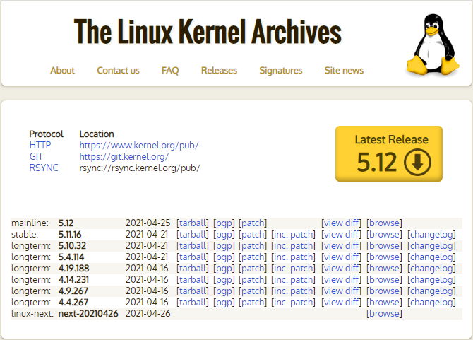 Linux 5.12主线内核已于上周末迎来正式版更新