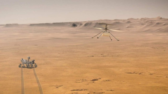 NASA“毅力号”捕捉到“机智号”直升机在火星上空飞行时的声音