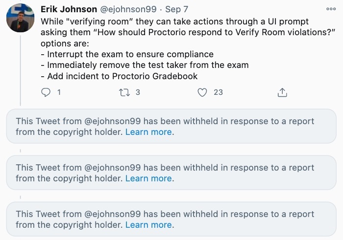 EFF代表美国一大学生 因源代码版权起诉Proctorio