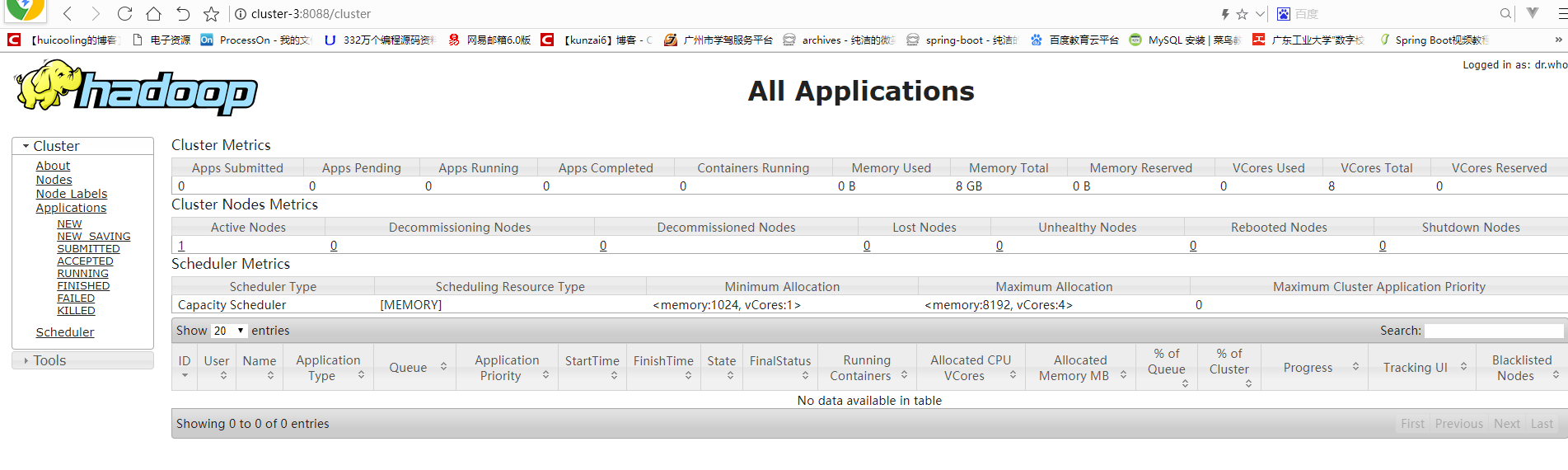 Hadoop下载、安装、配置、免密码登录以及shell命令说明