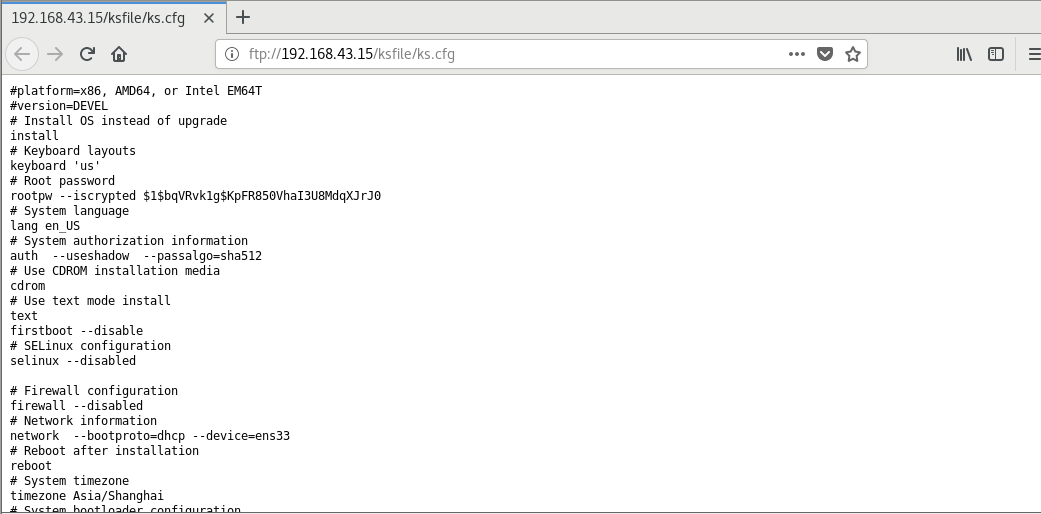 Linux —— kickstart自动安装脚本