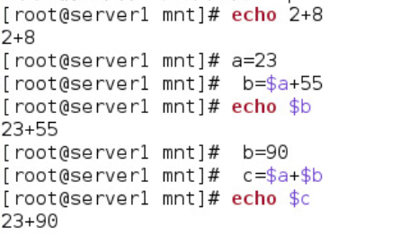 shell中的数学运算