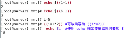 shell中的数学运算