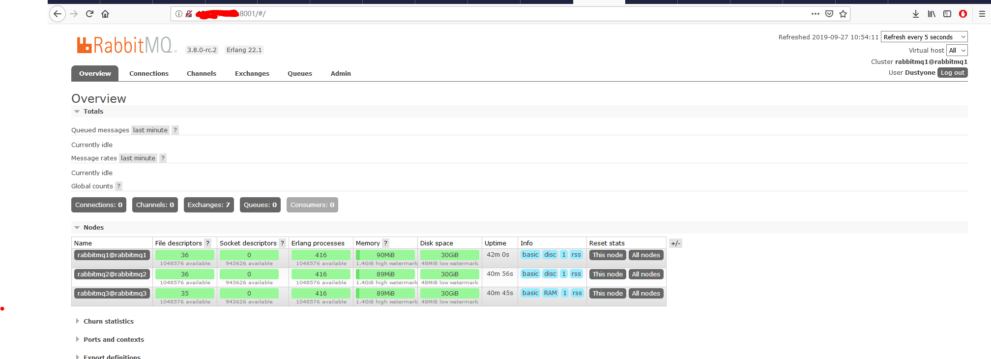 Docker 之 部署RabbitMQ集群并实现Haproxy代理(一)