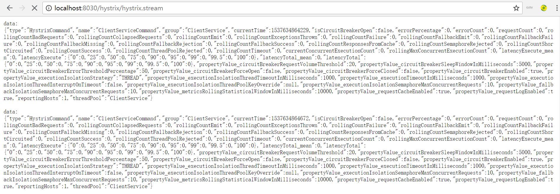 ASP.NET Core微服务之基于Steeltoe使用Hystrix熔断保护与监控