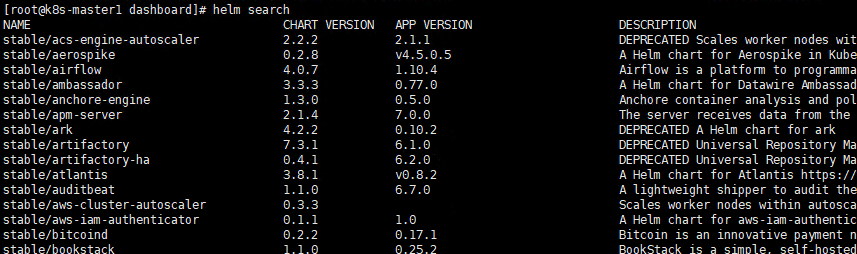 带你玩转kubernetes-k8s（第64篇-Kubernetes之使用Web UI Dashboard 管理集群，Helm应用包管理工具）