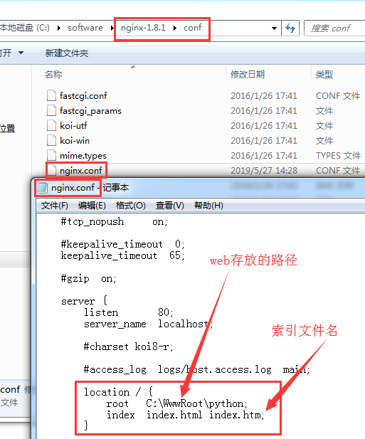 windows下安装Nginx