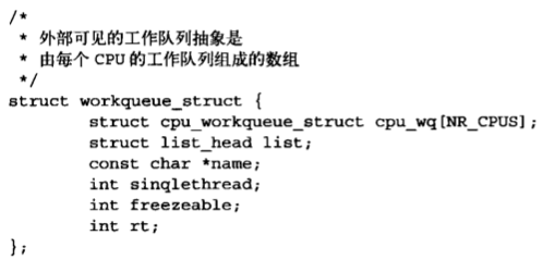 Linux(内核剖析):26---中断下半部之(工作队列机制(workqueue_struct、cpu_workqueue_struct))