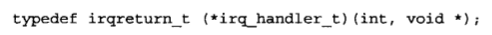 Linux(内核剖析):20---中断之中断处理程序（request_irq、free_irq）