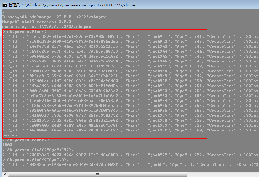 8天学通MongoDB——第八天 驱动实践