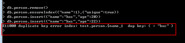 8天学通MongoDB——第四天 索引操作