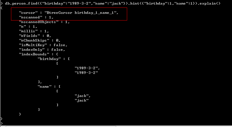 8天学通MongoDB——第四天 索引操作