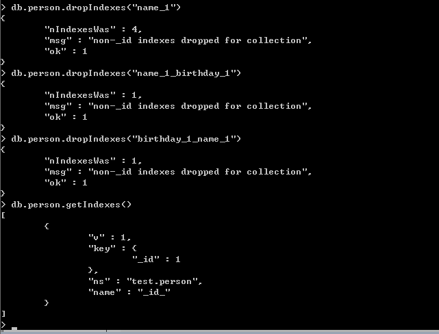8天学通MongoDB——第四天 索引操作
