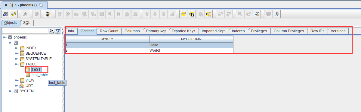 hadoop组件---面向列的开源数据库(九)--使用phoenix图形界面客户端查询hbase