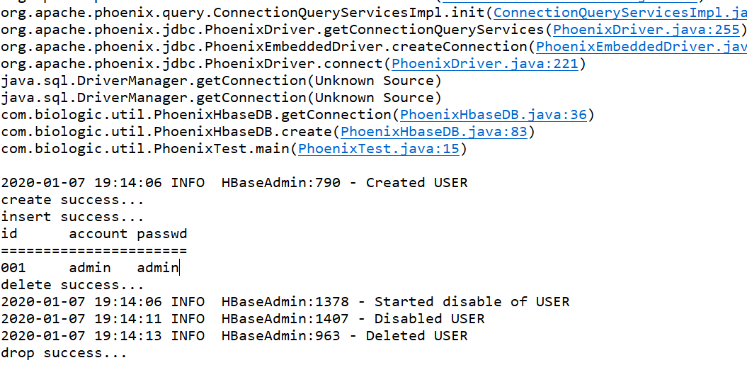 hadoop组件---面向列的开源数据库(八)--java使用phoenix查询hbase