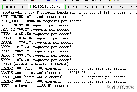 redis性能测试与监控