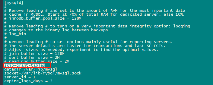 mysql修改root密码