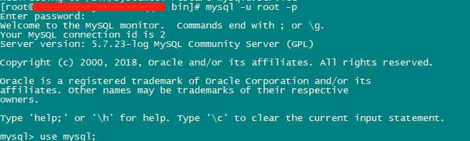 mysql修改root密码