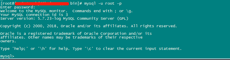 mysql修改root密码