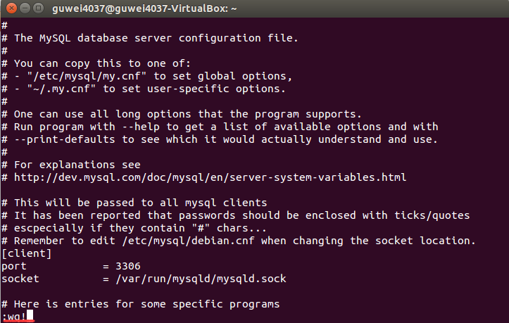 ubuntu下安装mysql