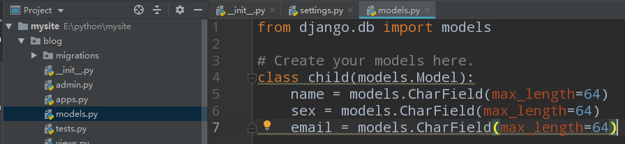 Django连接mysql