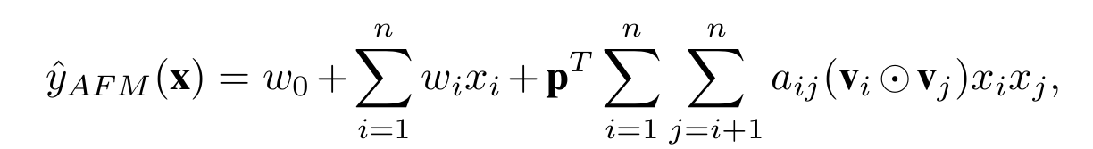 基于深度学习的推荐(三)：基于attention的AFM模型