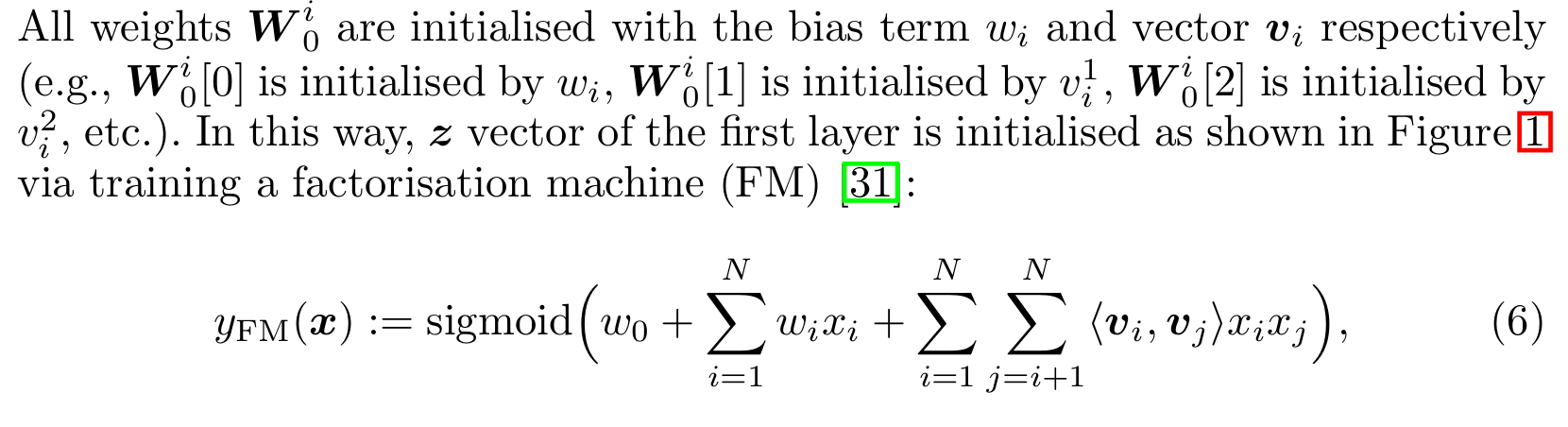 基于深度学习的推荐(二)：基于FM初始化的FNN