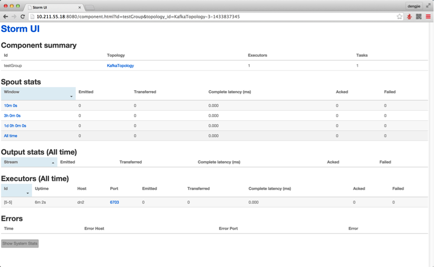 Kafka实战-Storm Cluster