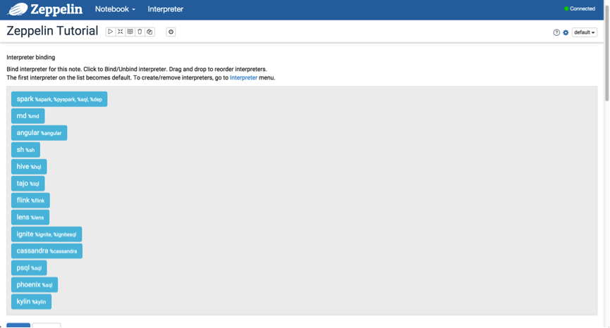 Hadoop – Zeppelin 使用心得