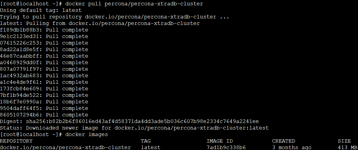 Docker搭建MySQL的PXC集群
