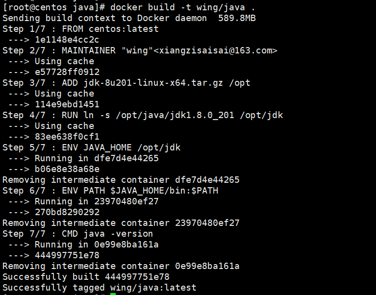 Dockerfile 构建镜像