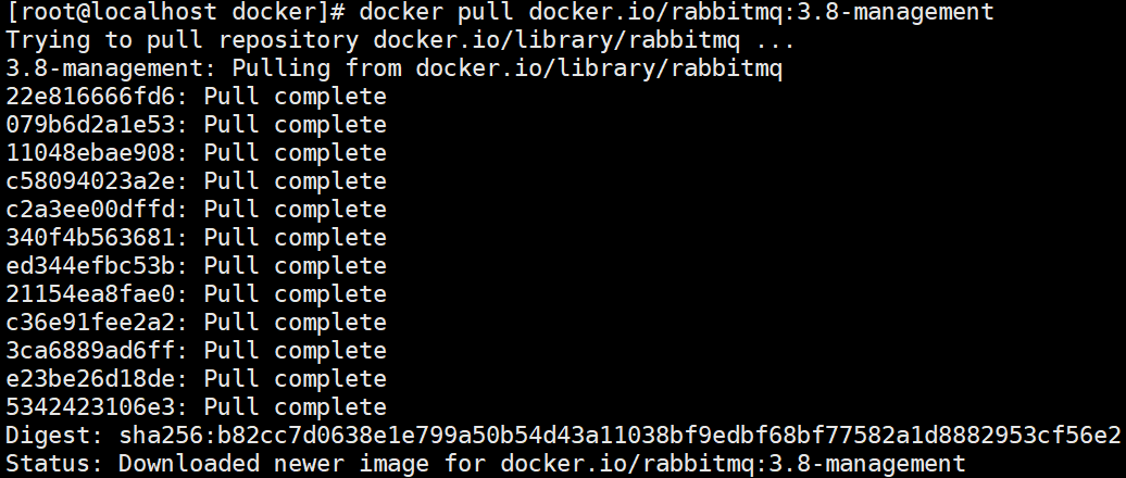 docker安装RabbitMQ