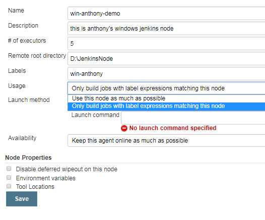 Jenkins高级篇之Pipeline-补充篇-如何添加一个windows节点的jenkins agent 服务
