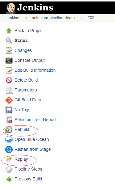 Jenkins高级篇之Pipeline实践篇-9-Selenium和Jenkins持续集成-日志文件归档和插件rebuild介绍--完结篇
