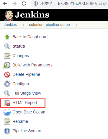 Jenkins高级篇之Pipeline实践篇-7-Selenium和Jenkins持续集成-publish html report插件的pipeline使用介绍