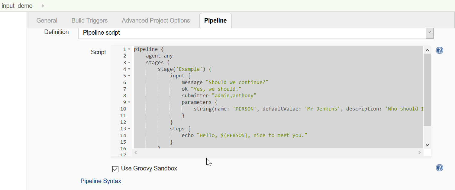 Jenkins高级篇之Pipeline语法篇-8-Declarative Pipeline指令:input/when