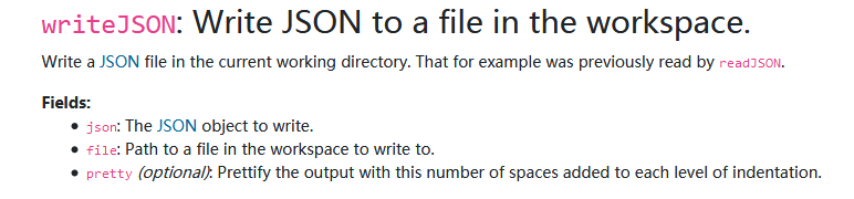 Jenkins高级篇之Pipeline方法篇-Pipeline Utility Steps-2-方法readJSON和writeJSON