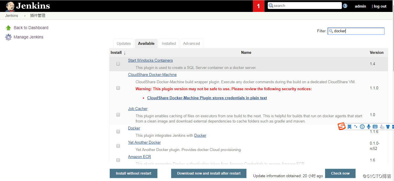 jenkins的容器化部署以及k8s应用的CI/CD实现