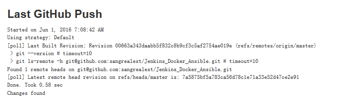 Jenkins + Github持续集成构建Docker容器