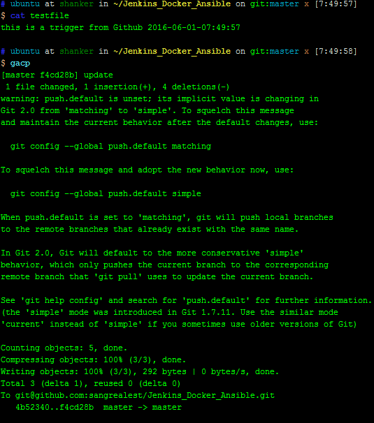 Jenkins + Github持续集成构建Docker容器