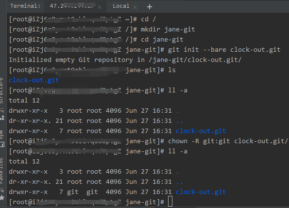 Linux下搭建git服务器
