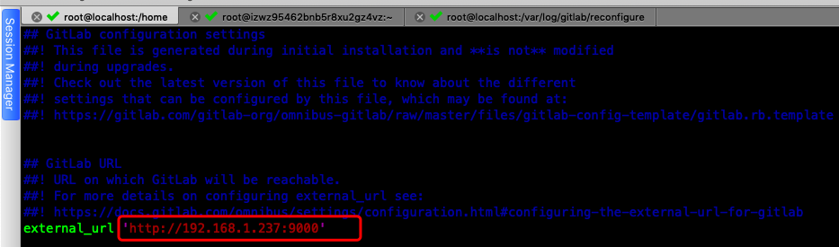 centos7安装gitlab