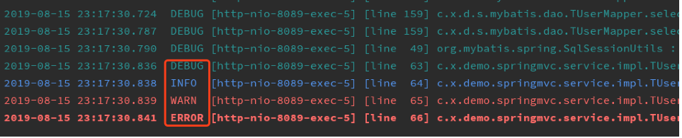 IDEA整合SSM框架之配置日志logback(七)
