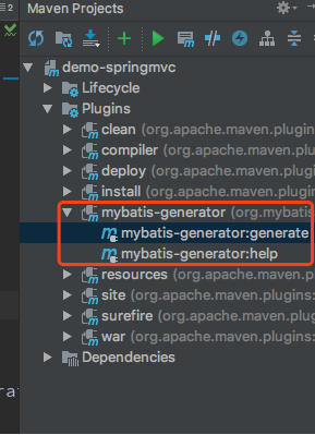 IDEA整合SSM框架之配置mybatis-generator插件(四)