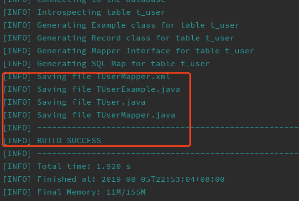 IDEA整合SSM框架之配置mybatis-generator插件(四)
