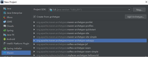 IDEA整合SSM框架之创建maven项目(一)