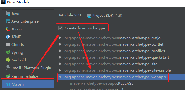 IDEA整合SSM框架之创建maven项目(一)