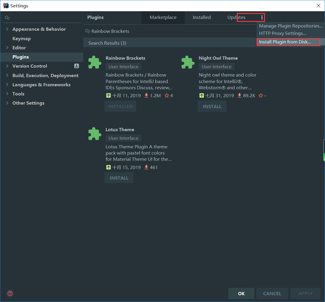 IDEA插件系列（4）：Rainbow Brackets插件不同颜色的括号