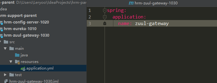 Springcloud微服务项目——人力资源管理(HRM)Day01 项目的搭建